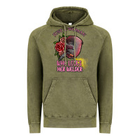 Vintage Olive just a woman who loves her welder Vintage Hoodie - SublimationCraftShop