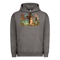 Pigment Tornado Western rabbit bunny with crosses Easter Day Urban Hoodie - HowdyJamesFarm