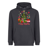 Smoke merry christmas tree with gift box Heavyweight Hoodie - MaliasSmallBusiness