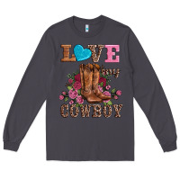 Smoke valentines day love my cowboy Long Sleeve Tee - AdoDesignShop