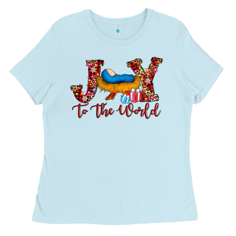Joy To The World Ladies Tee by AdoDesignShop | Teevron
