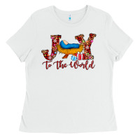 White joy to the world Ladies Tee - AdoDesignShop