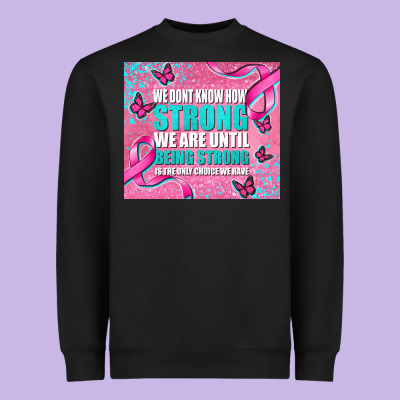 Pink Ribbon Cancer Heavyweight Sweatshirt Designed By Adodesignshop