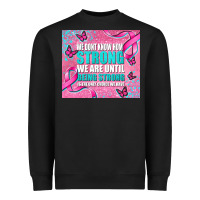 Black pink ribbon cancer Heavyweight Sweatshirt - AdoDesignShop