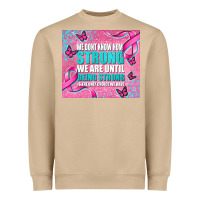 Mushroom pink ribbon cancer Heavyweight Sweatshirt - AdoDesignShop