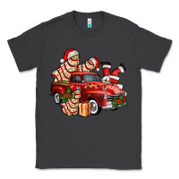 Smoke christmas tree cake with farm track and santa ado Classic Tee - AdoDesignShop