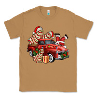 Toasted Coconut christmas tree cake with farm track and santa ado Classic Tee - AdoDesignShop