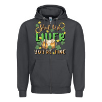 Smoke shut up liver you're fine Zipper Hoodie - MaliasSmallBusiness