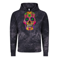Cloud Black sugar skull Vintage Hoodie - FaDigitalArtStudio