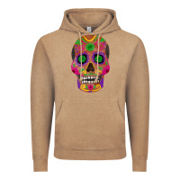 Vintage Coffee sugar skull Vintage Hoodie - FaDigitalArtStudio