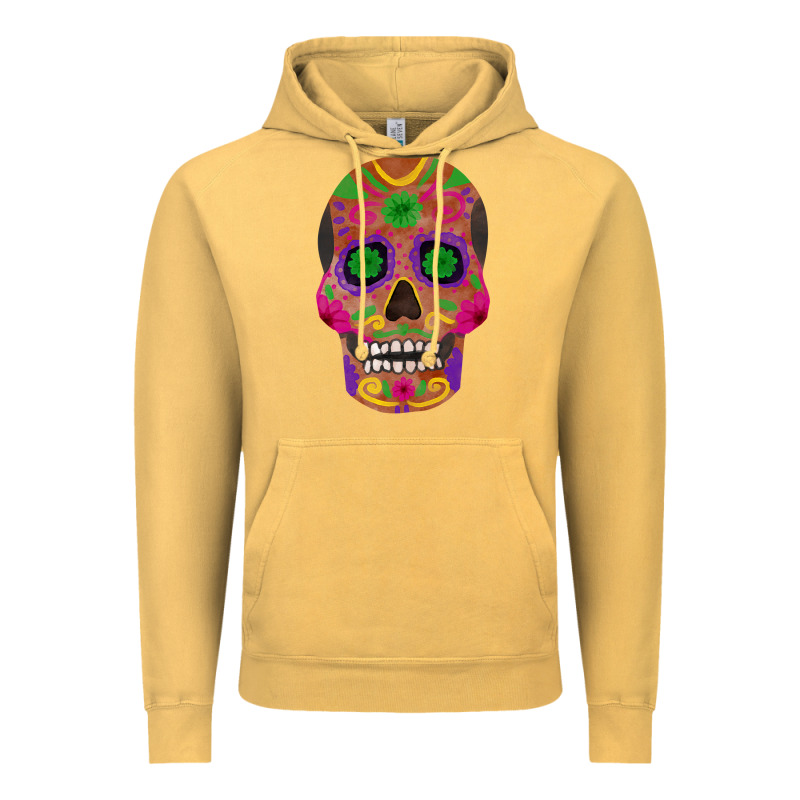 Sugar Skull Vintage Hoodie by FaDigitalArtStudio | Teevron