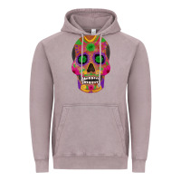 Vintage Zinc sugar skull Vintage Hoodie - FaDigitalArtStudio