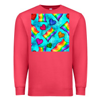 Cardinal Pride lgbtq flags and leopard seamless pattern Premium Sweatshirt - BundleAndBundleShop