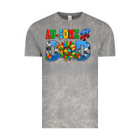 Cloud Rock ausome autism dad Vintage Tee - AdoDesignShop