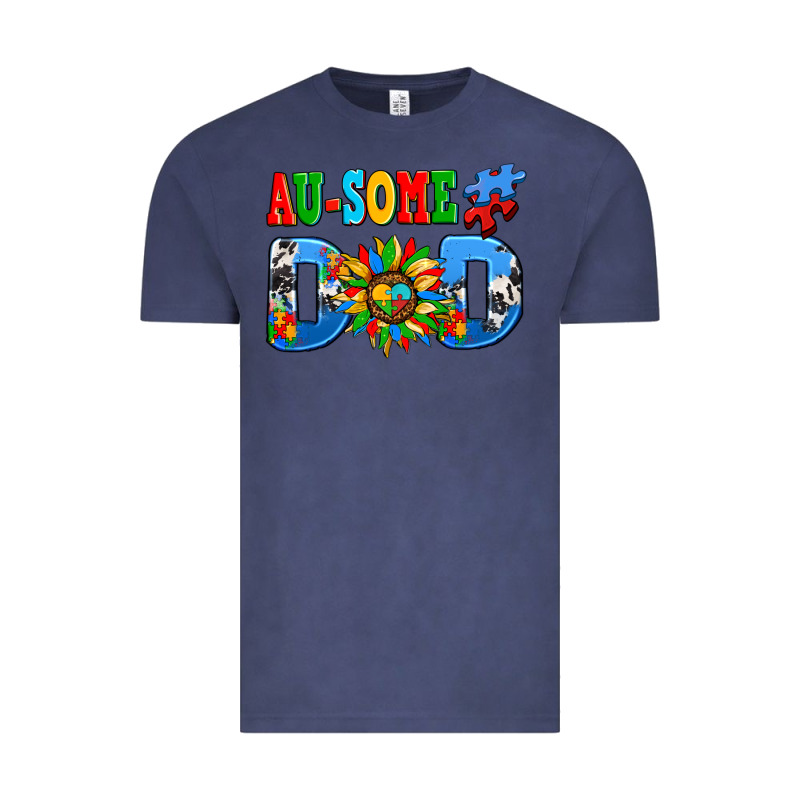 Ausome Autism Dad Vintage Tee by AdoDesignShop | Teevron