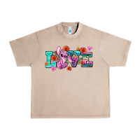 French Oak love stitch Urban Heavy Tee - AdoDesignShop