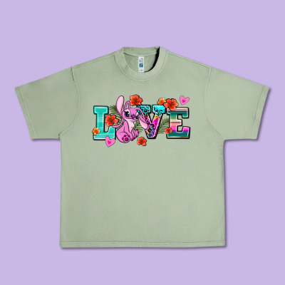 Love Stitch Urban Heavy Tee Designed By Adodesignshop