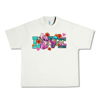 Pistachio love stitch Urban Heavy Tee - AdoDesignShop