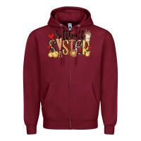 Burgundy softball sister Zipper Hoodie - MaliasSmallBusiness
