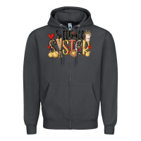 Smoke softball sister Zipper Hoodie - MaliasSmallBusiness