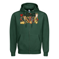 Sports Green softball sister Zipper Hoodie - MaliasSmallBusiness