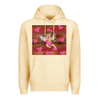 Pina Colada valentine's day cupid heart Premium Hoodie - RanaPortraitStore