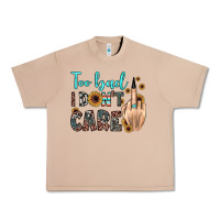 Burro too bad i don't care Urban Heavy Tee - JahusDesignShop