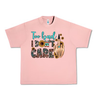 Salmon too bad i don't care Urban Heavy Tee - JahusDesignShop