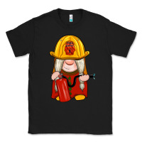 Black firefighter gnomes Classic Tee - Artiststas
