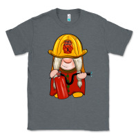Charcoal Heather firefighter gnomes Classic Tee - Artiststas