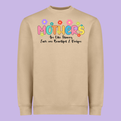 Mothers Are Like Flower Heavyweight Sweatshirt Designed By Jahusdesignshop