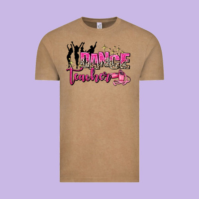 Dance Teacher Vintage Tee Designed By Adodesignshop