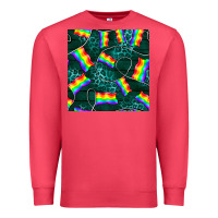 Cardinal Pride lgbtq flags with leopard seamless pattern Premium Sweatshirt - BundleAndBundleShop