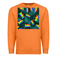 Carrot Pride lgbtq flags with leopard seamless pattern Premium Sweatshirt - BundleAndBundleShop