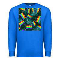 True Royal Pride lgbtq flags with leopard seamless pattern Premium Sweatshirt - BundleAndBundleShop