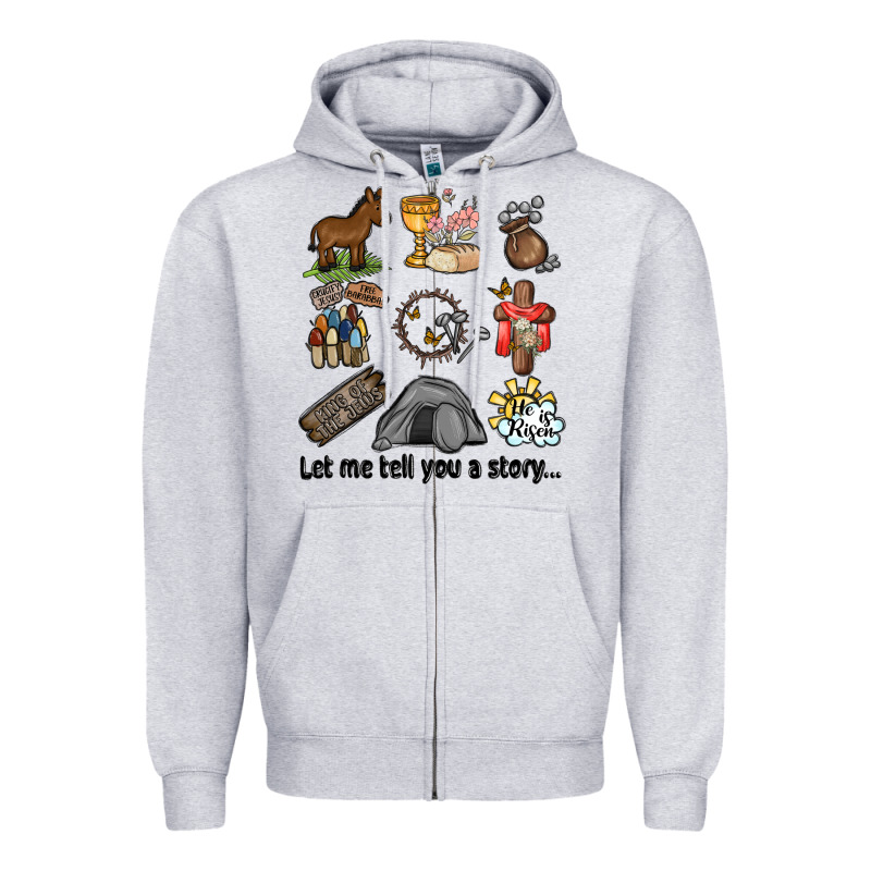 Let Me Tell You A Story Zipper Hoodie by MaliasSmallBusiness | Teevron