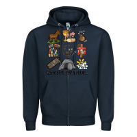 Navy let me tell you a story Zipper Hoodie - MaliasSmallBusiness