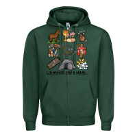Sports Green let me tell you a story Zipper Hoodie - MaliasSmallBusiness