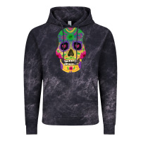 Cloud Black sugar skull Vintage Hoodie - FaDigitalArtStudio