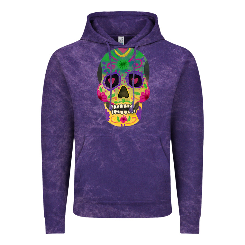Sugar Skull Vintage Hoodie by FaDigitalArtStudio | Teevron