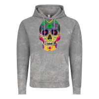 Cloud Rock sugar skull Vintage Hoodie - FaDigitalArtStudio