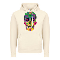 Vintage Artic sugar skull Vintage Hoodie - FaDigitalArtStudio