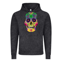 Vintage Black sugar skull Vintage Hoodie - FaDigitalArtStudio