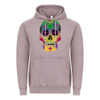Vintage Zinc sugar skull Vintage Hoodie - FaDigitalArtStudio