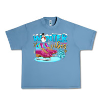 Pebble Blue winter vibes Urban Heavy Tee - BundleAndBundleShop