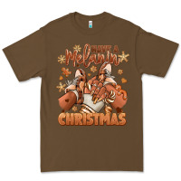 Cacao Have a melanin Christmas black girl sneakers Premium Tee - RanaPortraitStore