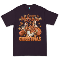 Plum Have a melanin Christmas black girl sneakers Premium Tee - RanaPortraitStore
