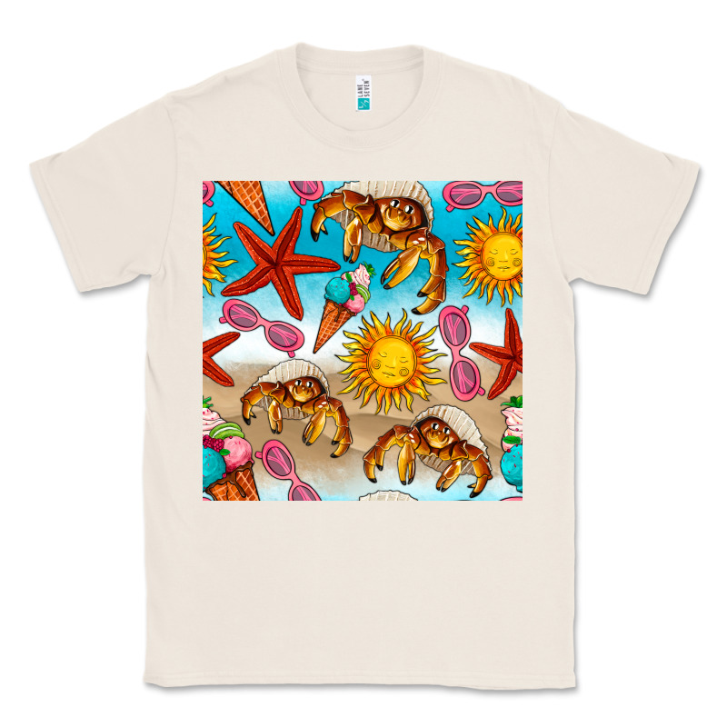 Beach Seamless Pattern Classic Tee by BundleAndBundleShop | Teevron