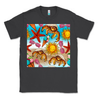 Smoke beach seamless pattern Classic Tee - BundleAndBundleShop