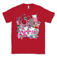 Red nurse cancer Classic Tee - AdoDesignShop